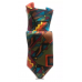 Stropdas rood groen blauw bruin Vintage